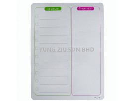 (1PCS)BS-8893#MAGNETIC WHITEBOARD TO DO LIST(BANG SHI)21*28CM